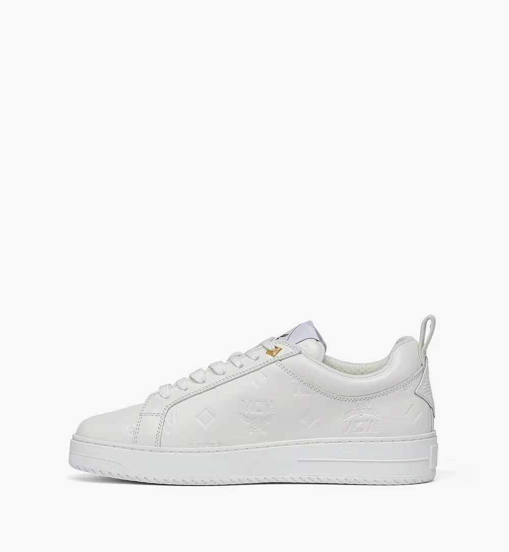 35 IT / W Neo Terrain Lo Sneakers in Monogram Leather Grey