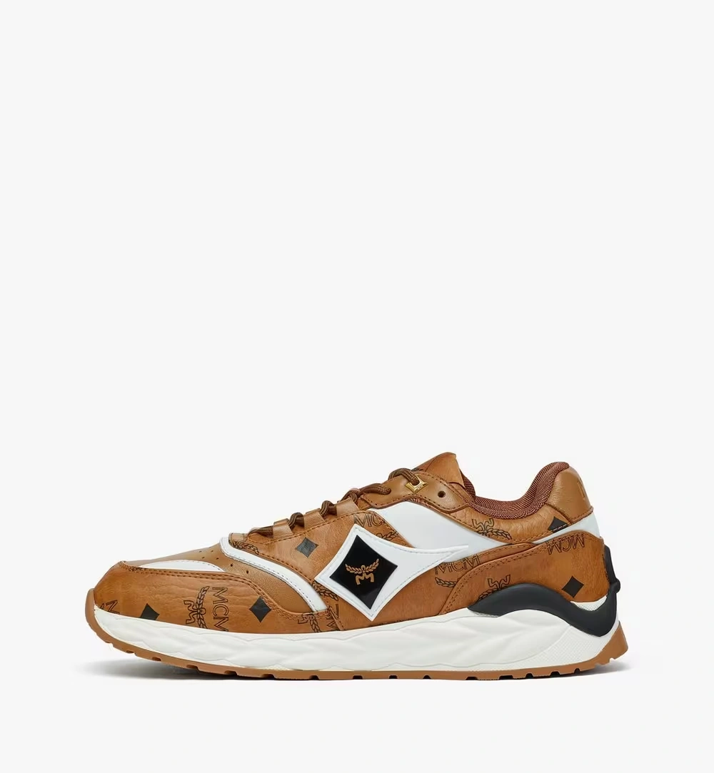 35 IT / W Skywander Lo Sneakers in Visetos Cognac
