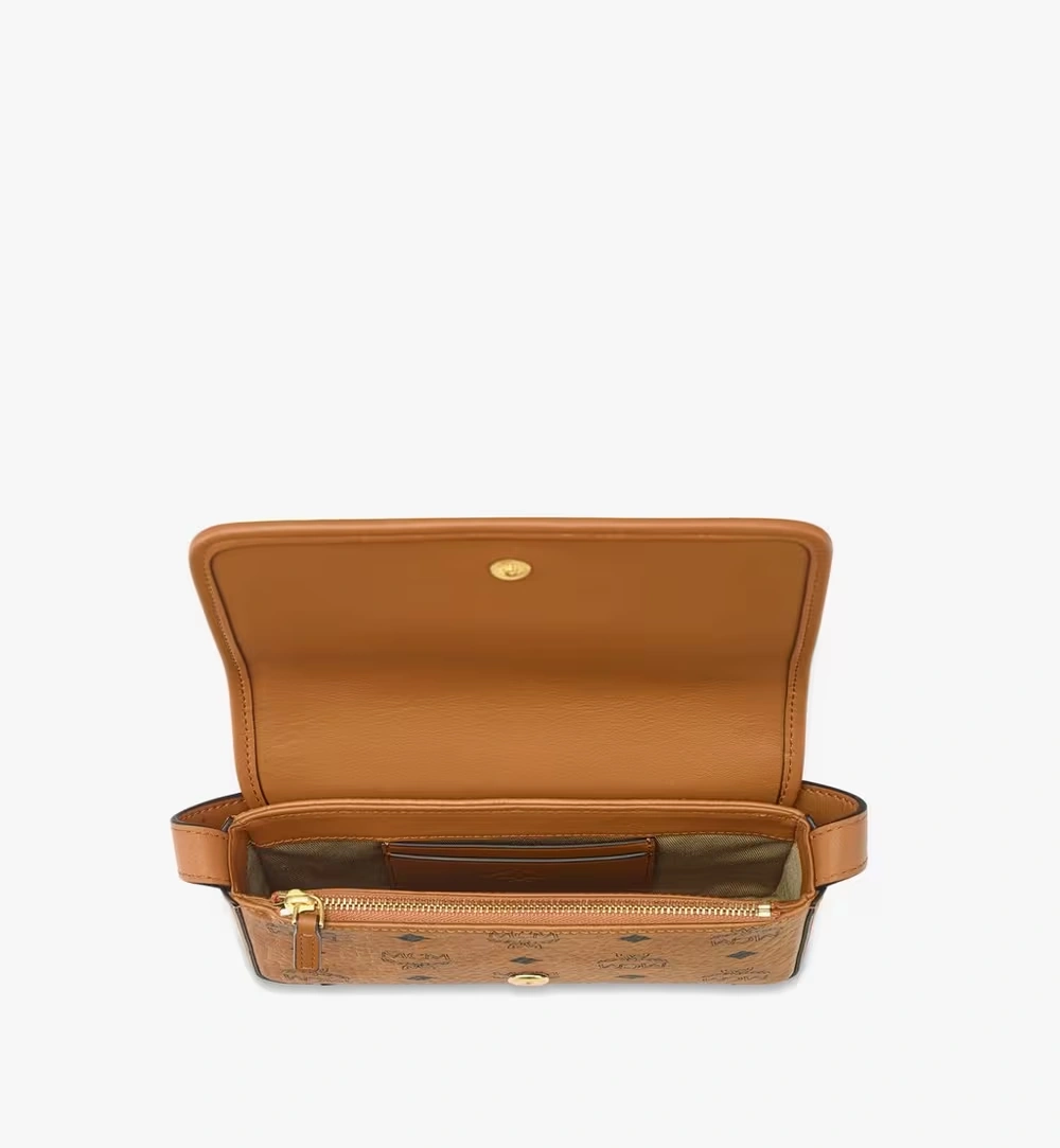 Small Aren Phone Lanyard in Visetos Cognac 3 Small Aren Phone Lanyard in Visetos Cognac