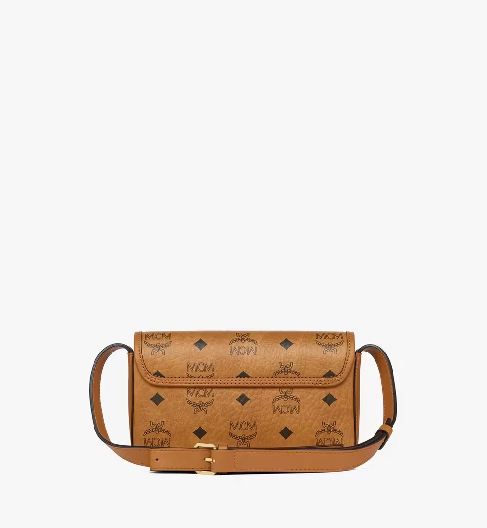 Small Aren Phone Lanyard in Visetos Cognac 4 Small Aren Phone Lanyard in Visetos Cognac