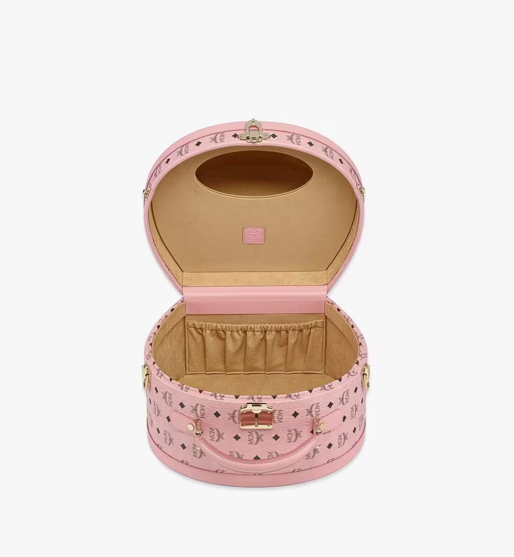 Medium Hat Box in Visetos Pink