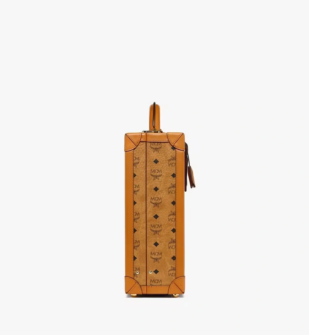 Mini Suitcase in Visetos Cognac