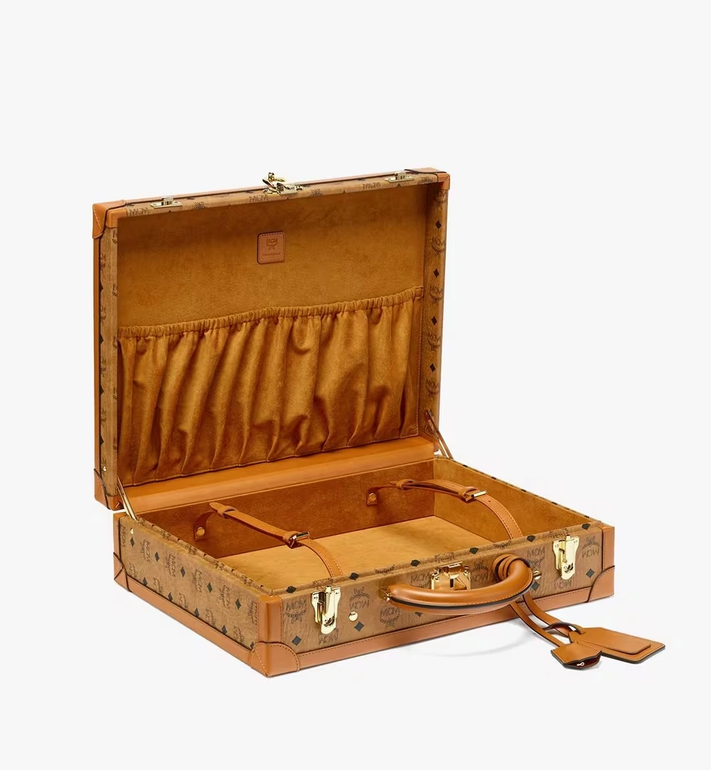 Mini Suitcase in Visetos Cognac