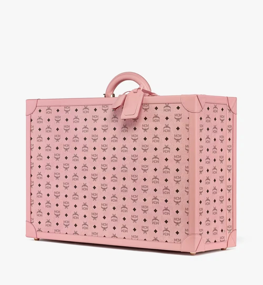 Medium Suitcase in Visetos Pink