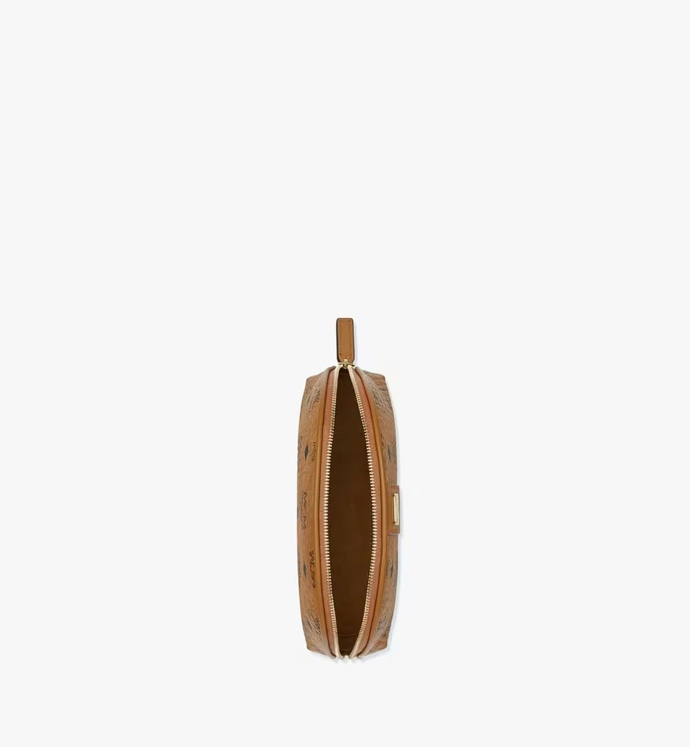 Medium Aren Cosmetic Pouch in Visetos Cognac