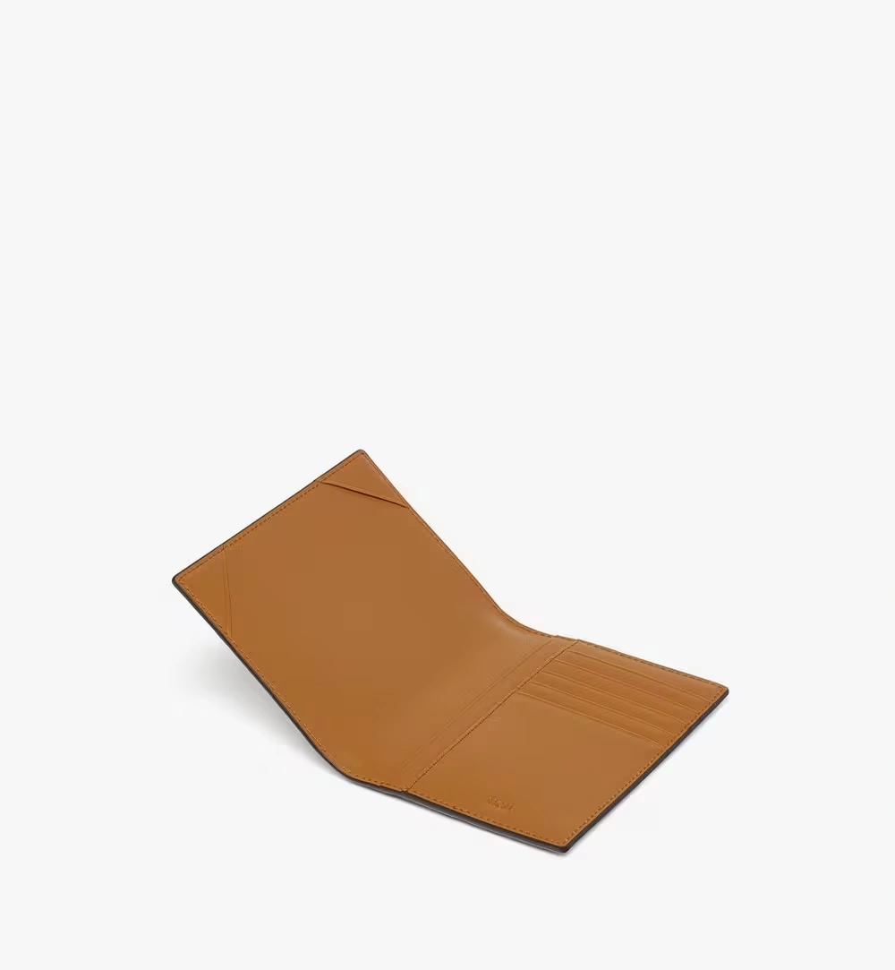 One Size Ottomar Passport Holder in Visetos Cognac
