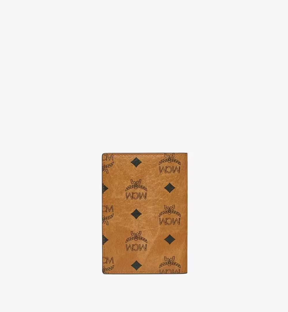 One Size Ottomar Passport Holder in Visetos Cognac
