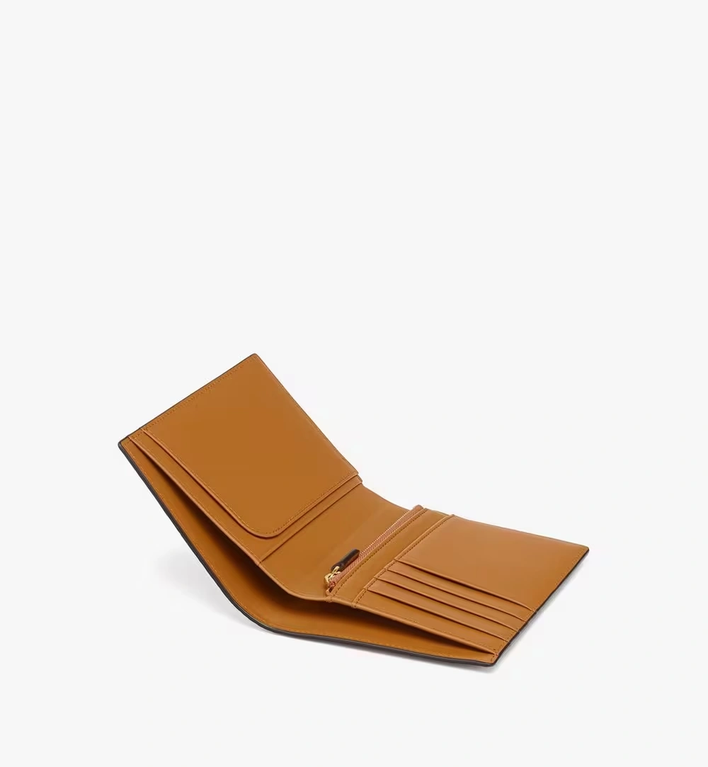 One Size Ottomar Passport Holder in Visetos Cognac