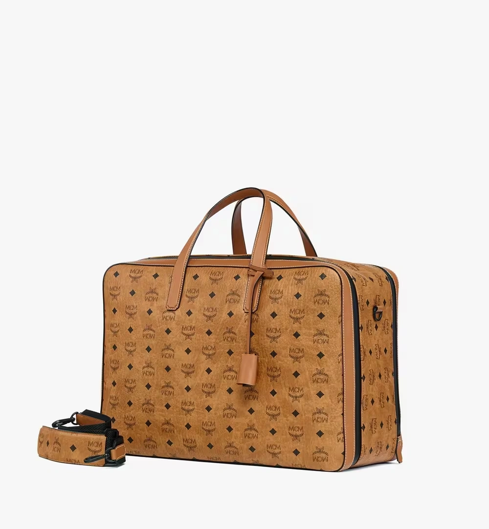 Medium Ottomar Garment Bag in Visetos Cognac