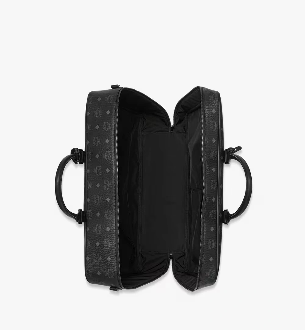 Large Ottomar Suitcase in Visetos Black