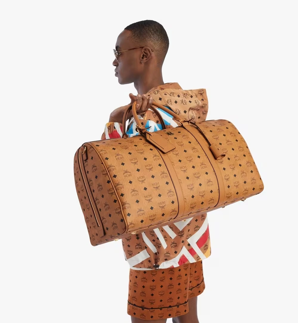55cm / 22" Ottomar Weekender Bag in Visetos Cognac