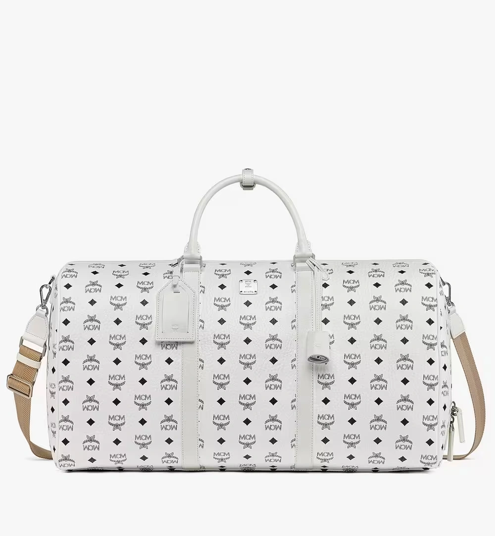 55cm / 22" Ottomar Weekender Bag in Visetos White