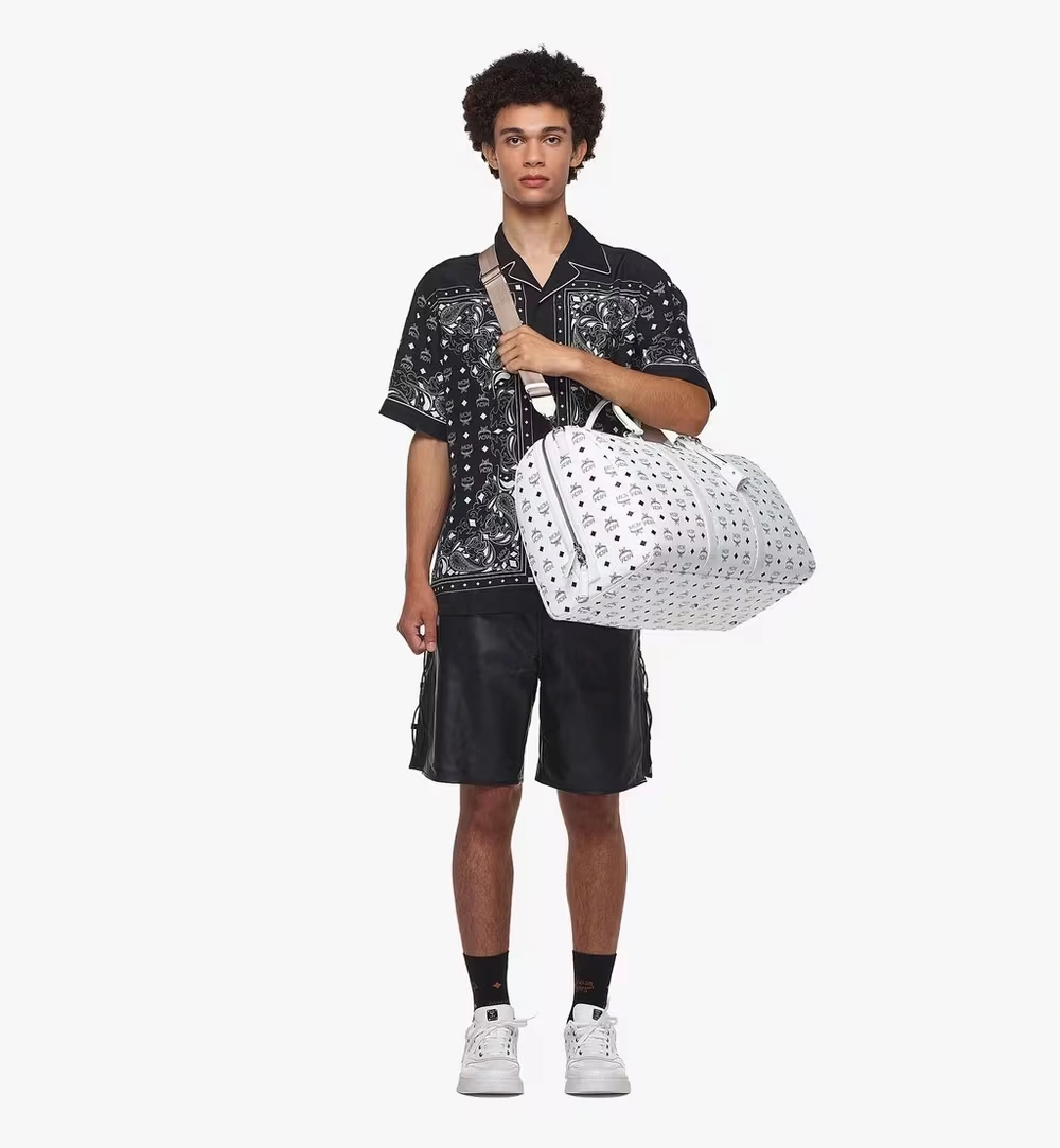 55cm / 22" Ottomar Weekender Bag in Visetos White