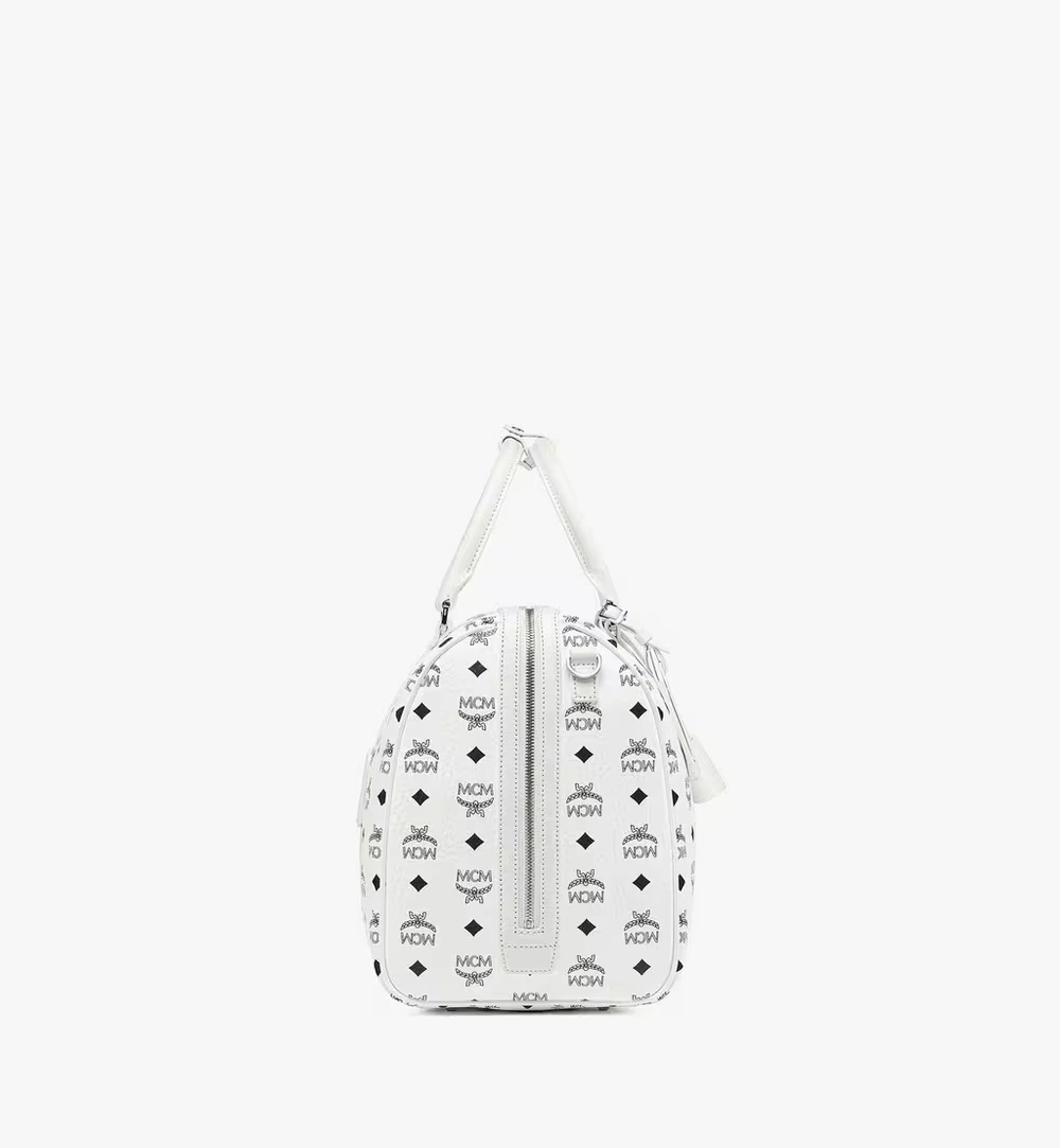 45cm / 17.7" Ottomar Weekender Bag in Visetos White