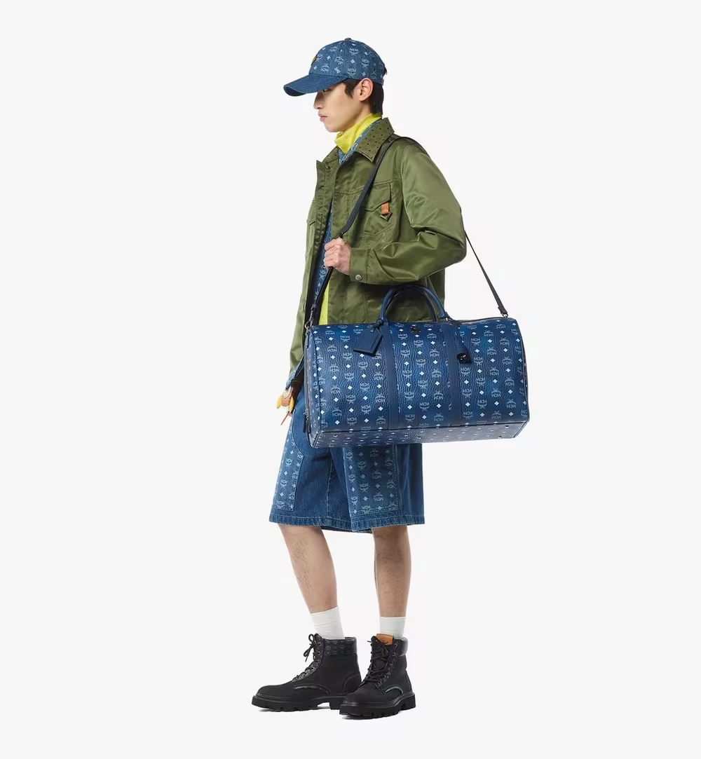 55cm / 22" Ottomar Weekender Bag in Visetos Blue