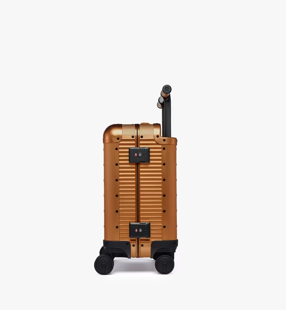 Small MCM X RAWROW Ottomar Cabin Trolley Gold