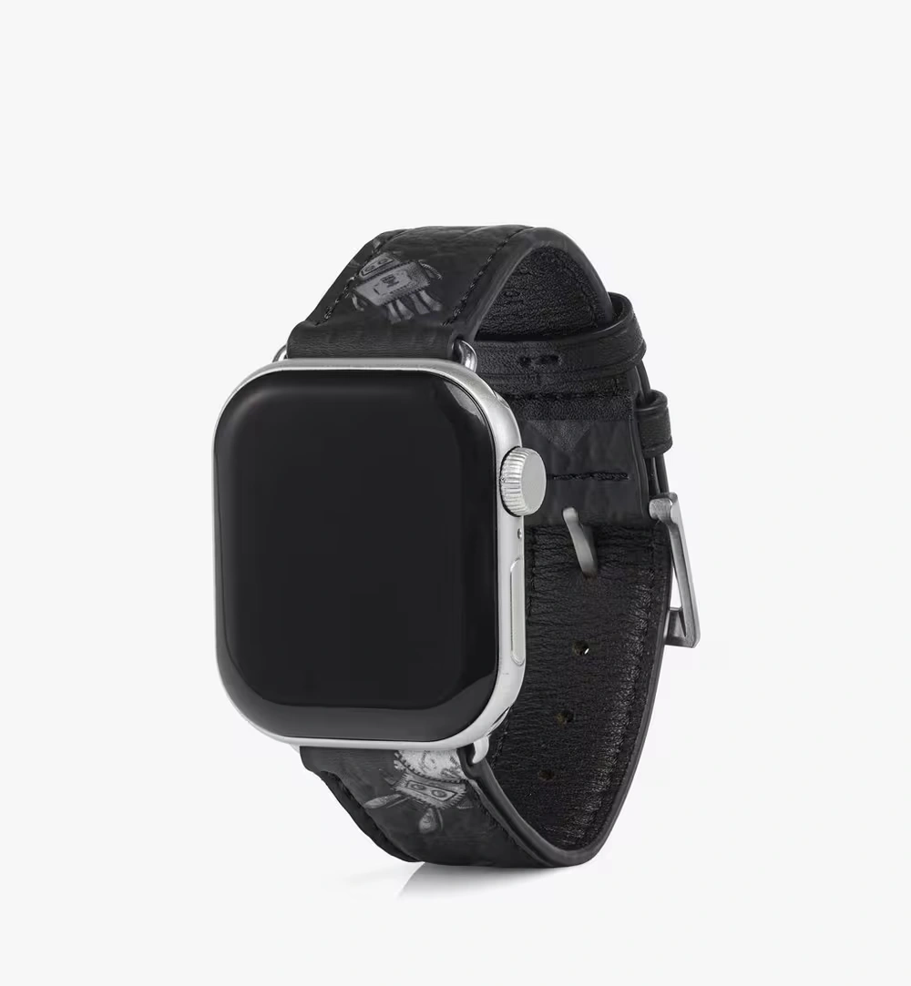 Fits 38mm / 40mm / 41mm Watch 38-41mm Apple Watch Band in Rabot Rabot Visetos Black