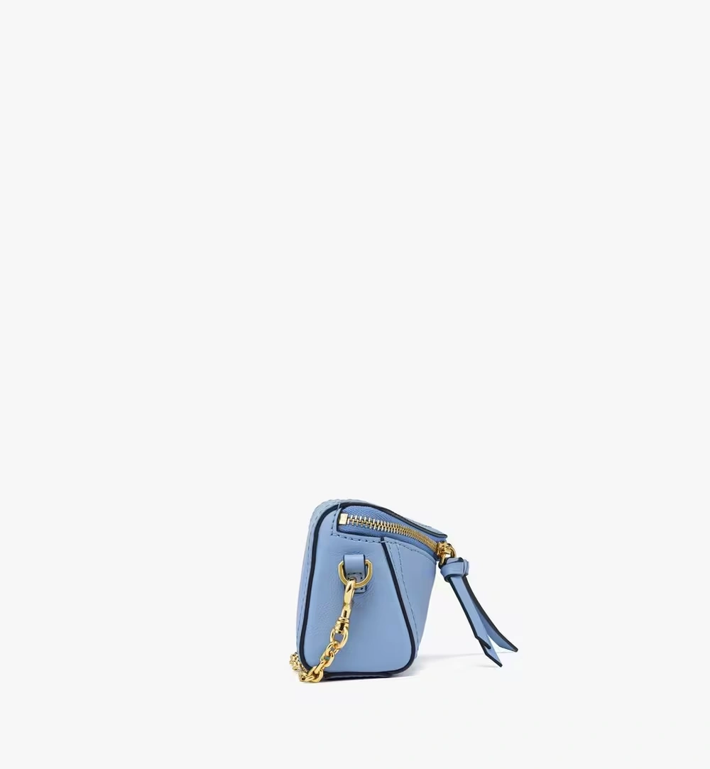 One Size Diamant 3D Charm in Spanish Calf Leather Blue