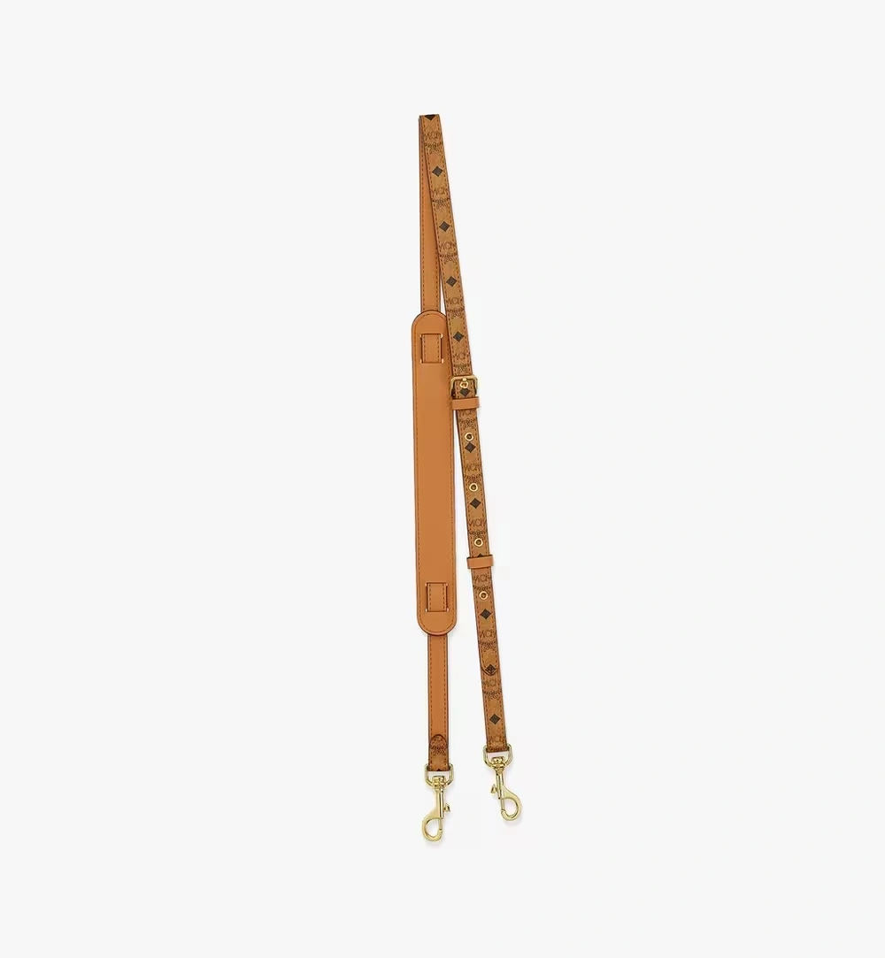 Adjustable Aren Buckle Strap in Visetos Cognac