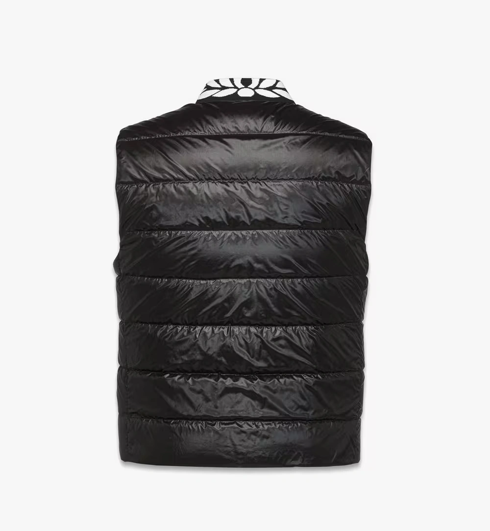 Large Packable Down Vest in ECONYL® Black 3 Large Packable Down Vest in ECONYL® Black