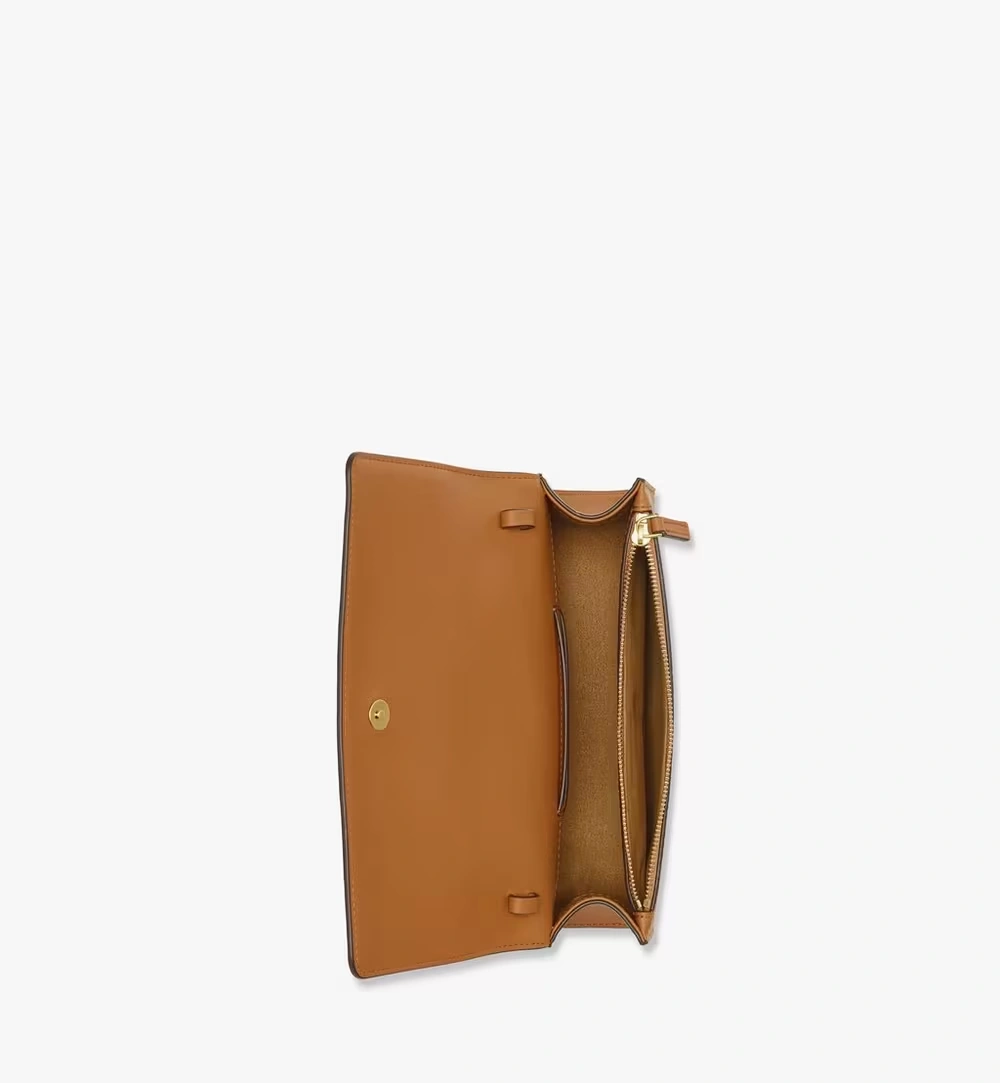 Mini Aren Shoulder Bag in Visetos Cognac 3 Mini Aren Shoulder Bag in Visetos Cognac