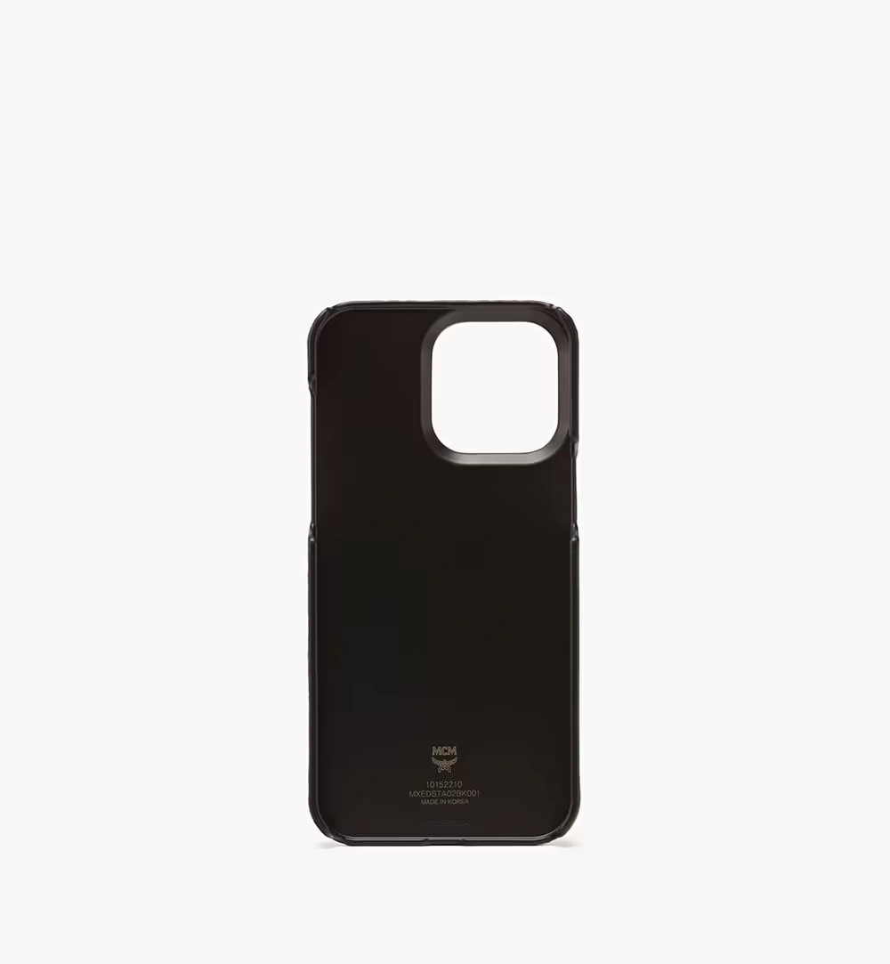iPhone 14 Pro Max iPhone 14 Pro Max Case With Card Slot in Visetos Black