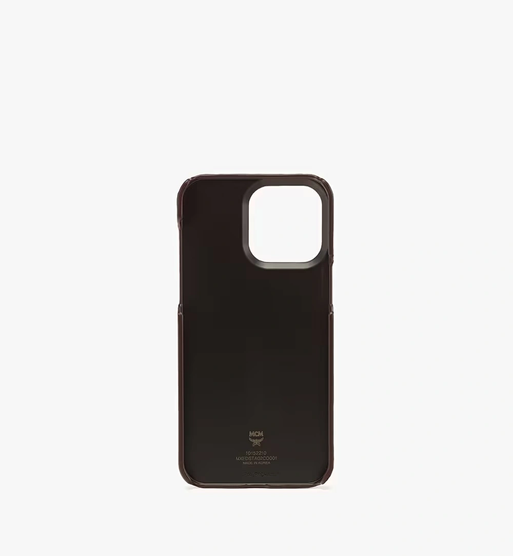 iPhone 14 Pro Max iPhone 14 Pro Max Case With Card Slot in Visetos Cognac