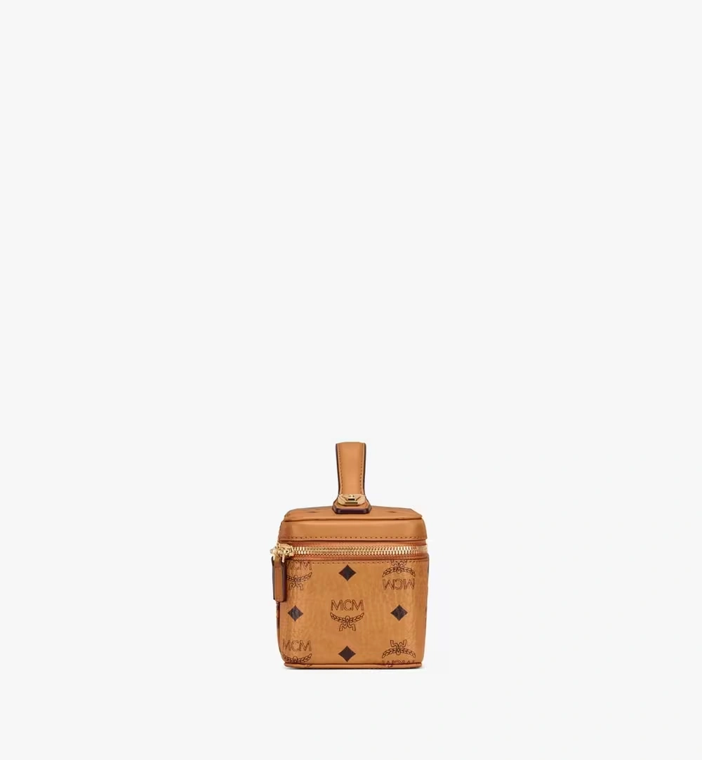 Mini Rockstar Vanity Case in Visetos Original Cognac