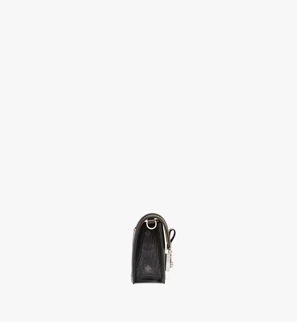 Mini Tracy Crossbody in Visetos Black