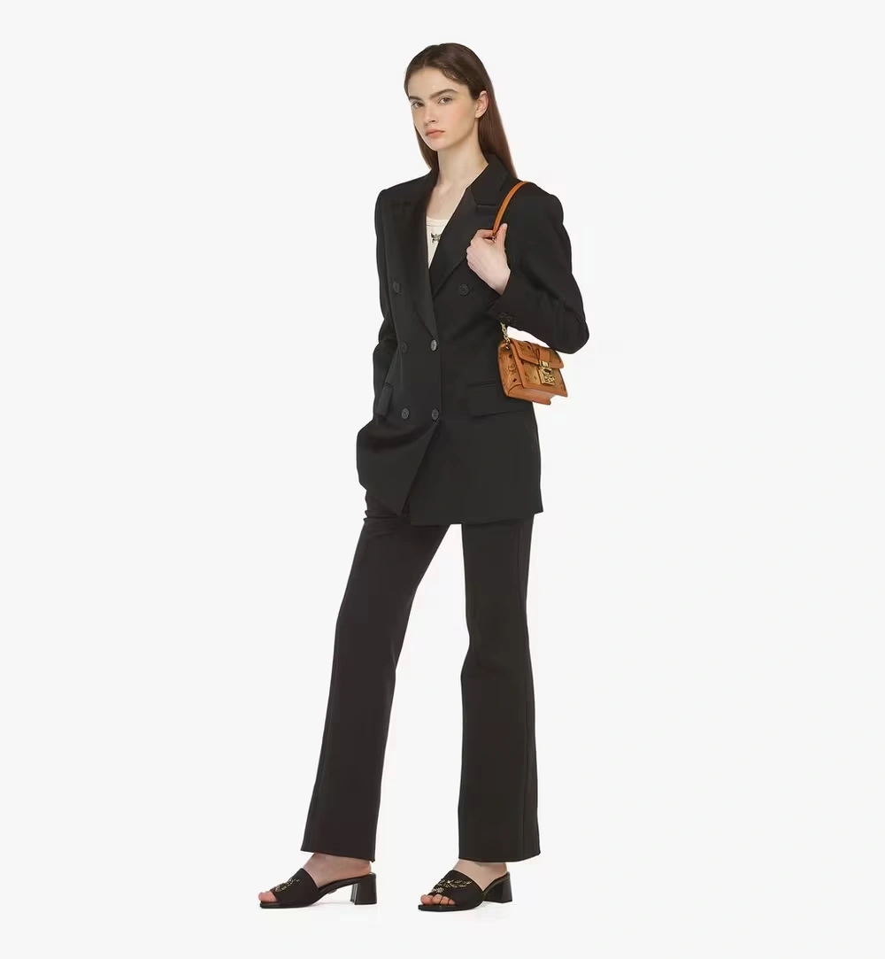 Mini Tracy Crossbody in Visetos Cognac