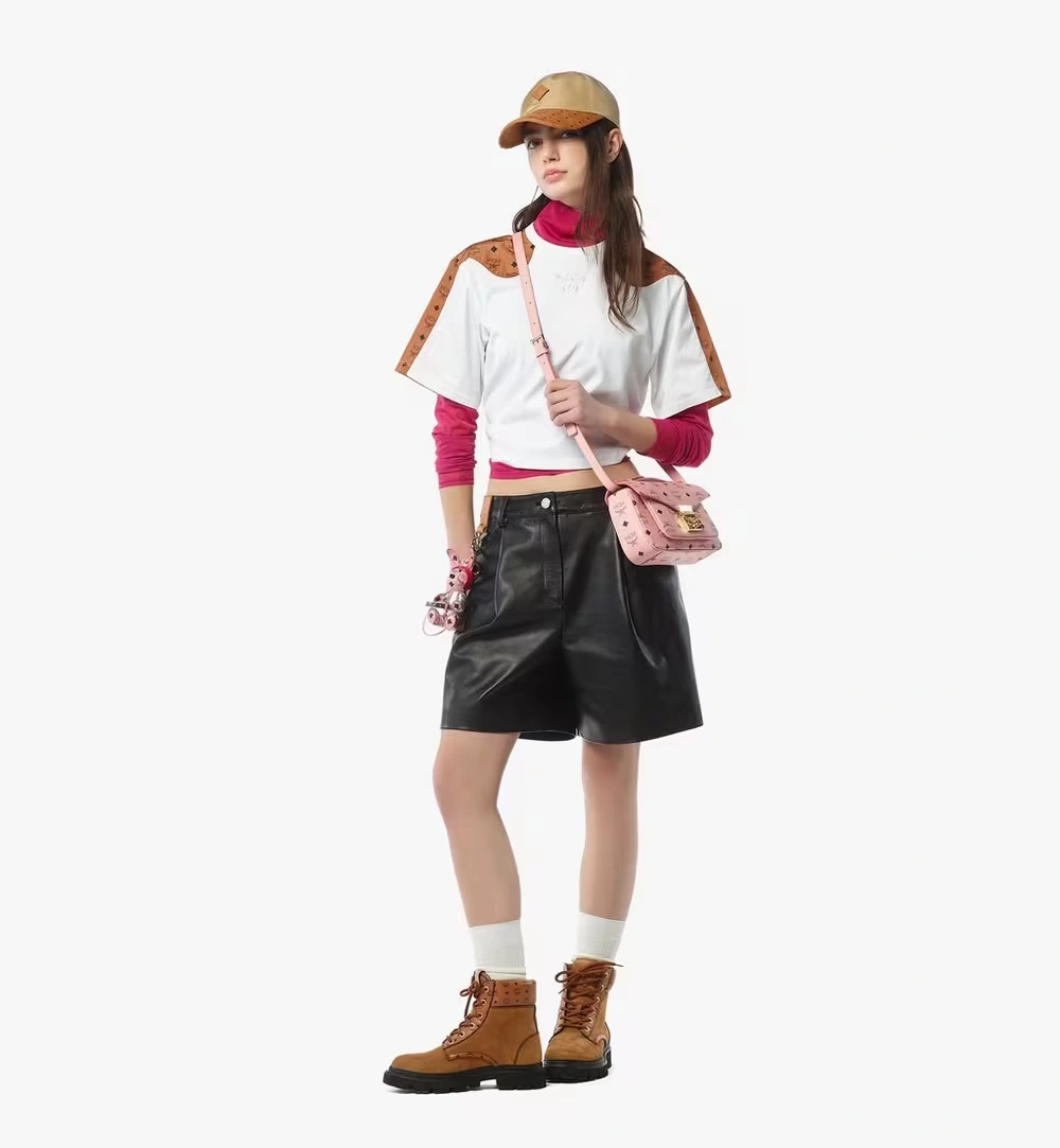 Medium Tracy Crossbody in Visetos Pink