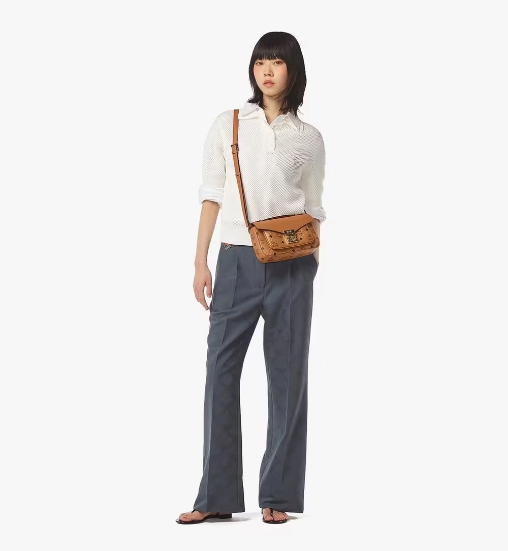 Medium Tracy Crossbody in Visetos Cognac 6 Medium Tracy Crossbody in Visetos Cognac