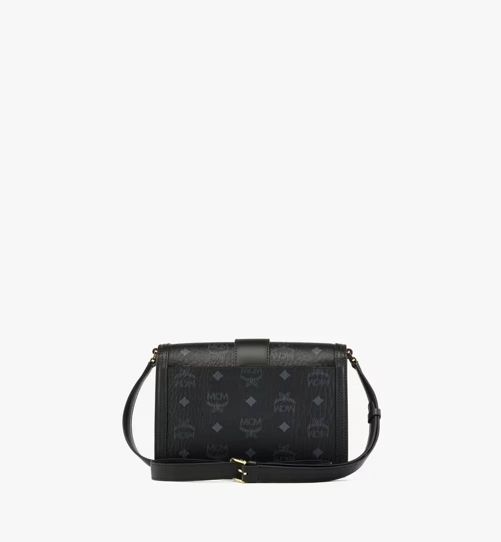 Small Tracy Shoulder Bag in Visetos Black