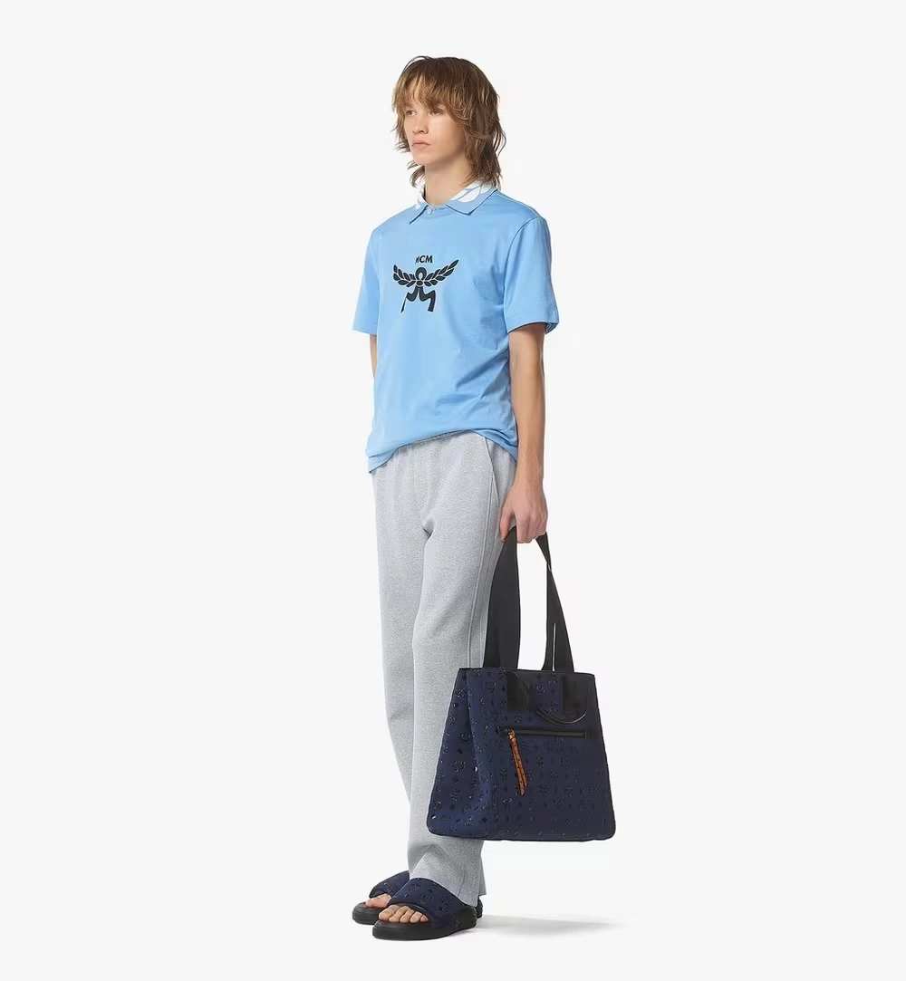 X-Large Aren Tote in Monogram Neoprene Blue