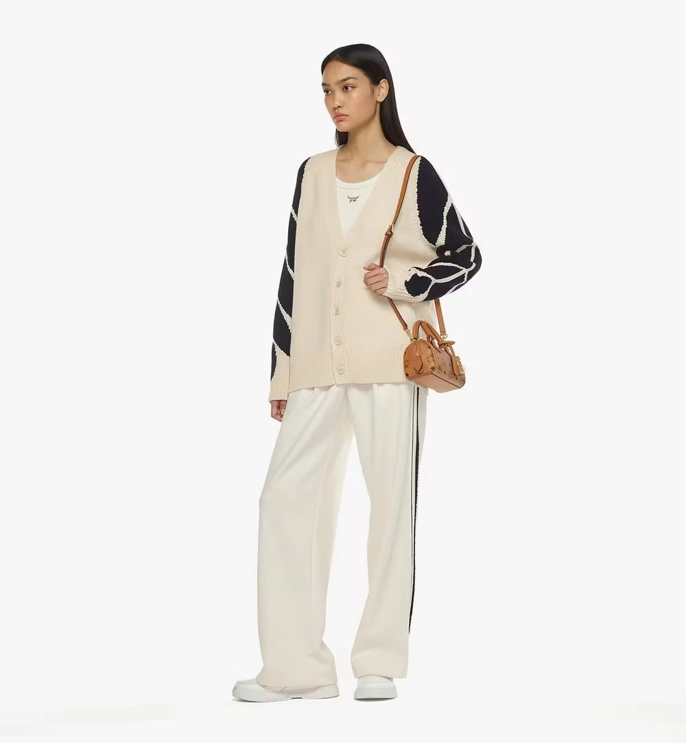 Mini Ella Boston Bag in Visetos Cognac