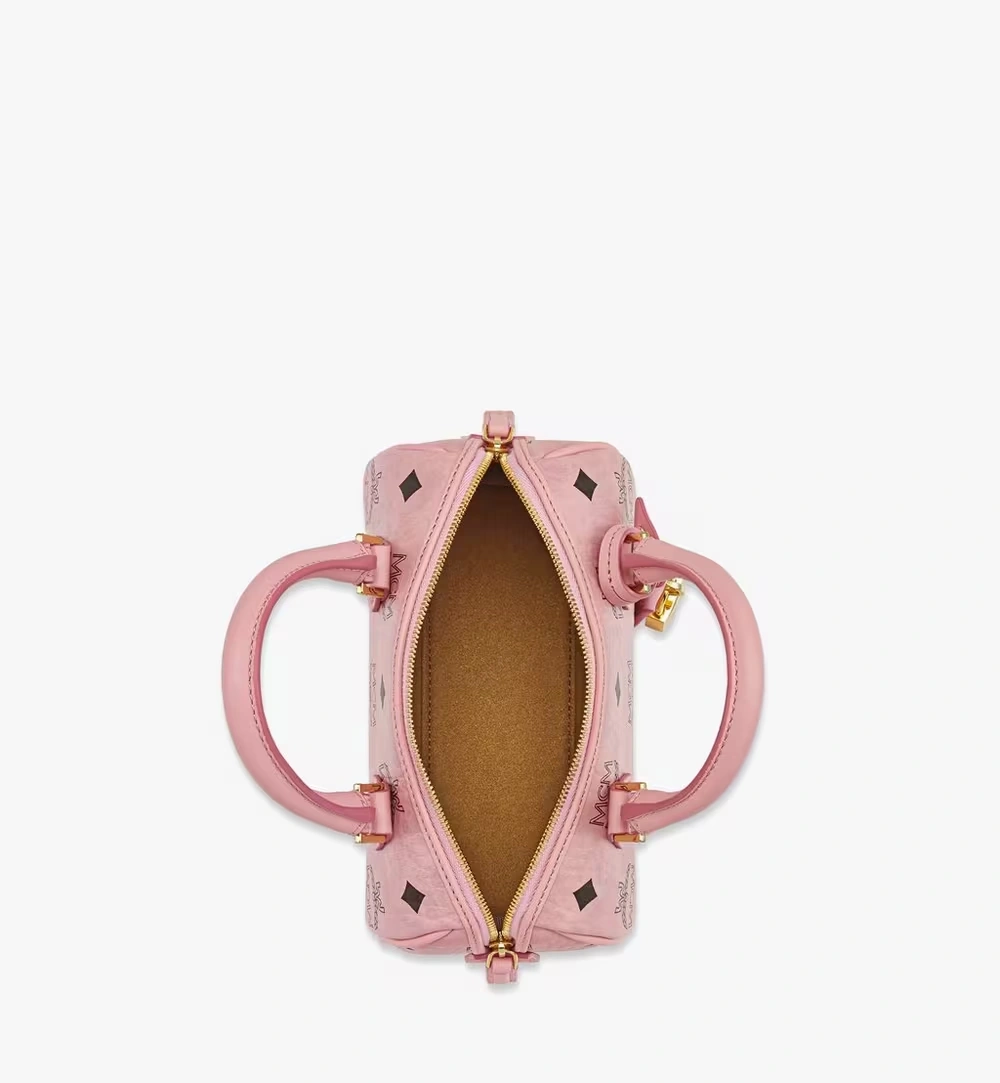 Mini Ella Boston Bag in Visetos Pink 3 Mini Ella Boston Bag in Visetos Pink