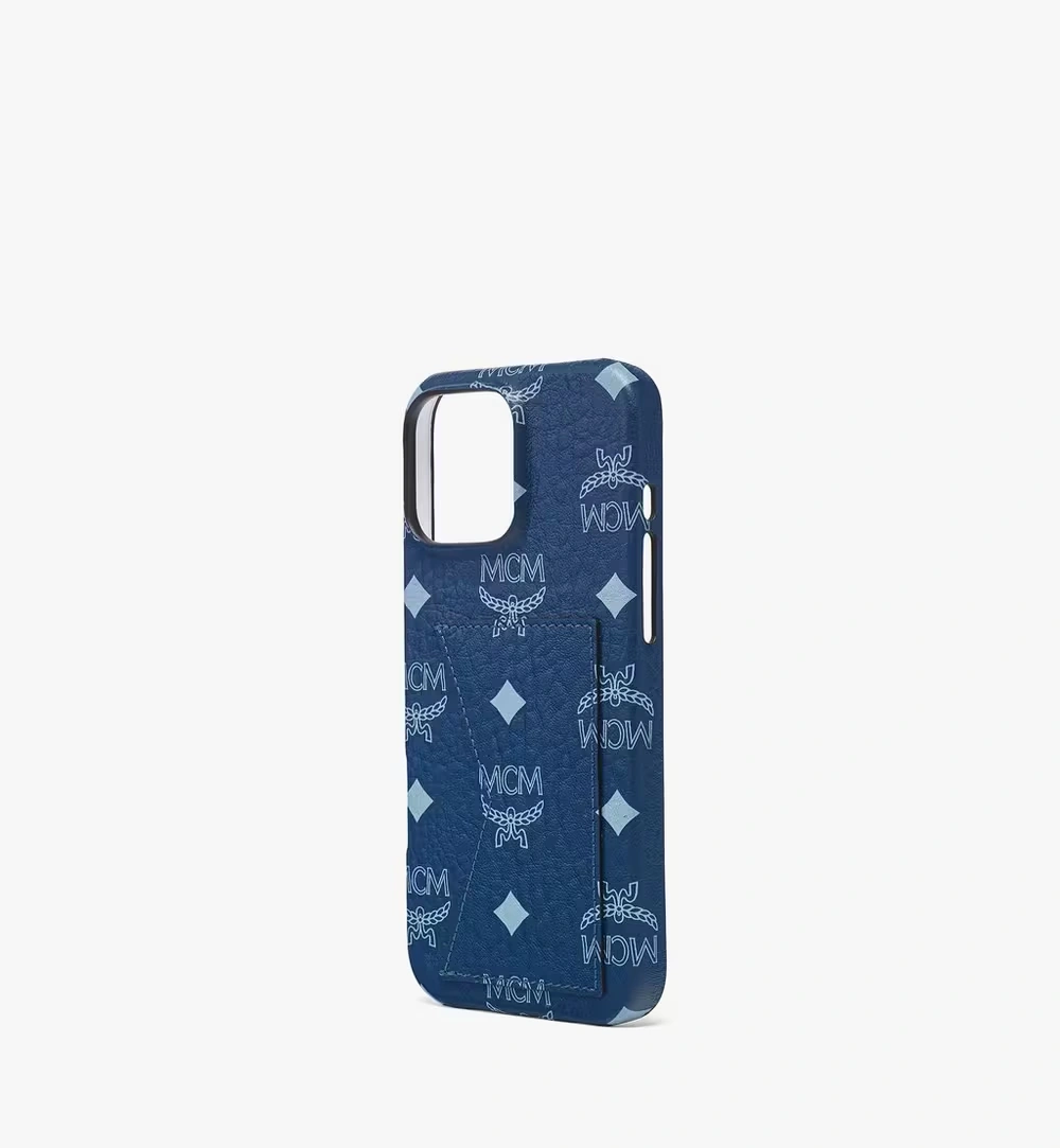 One Size iPhone 16 Pro Max Case in Visetos Blue