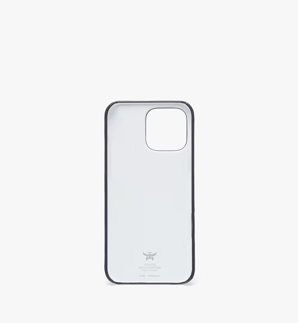 One Size iPhone 16 Pro Max Case in Visetos Blue