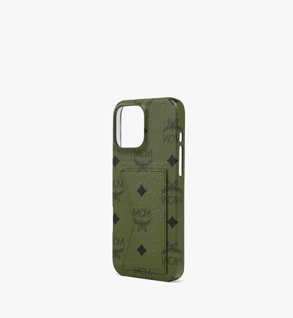 One Size iPhone 16 Pro Max Case in Visetos Green