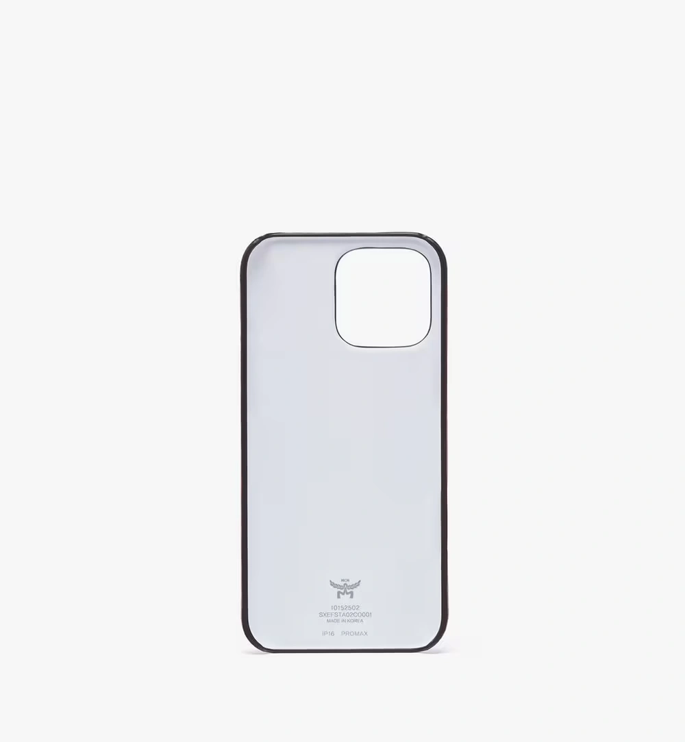 One Size iPhone 16 Pro Max Case in Visetos Cognac