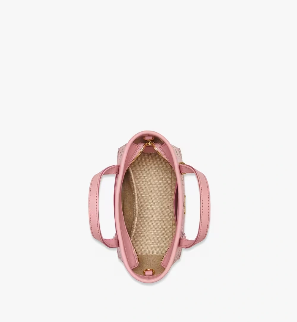 X-Mini Toni Top-Zip Shopper in Visetos Pink