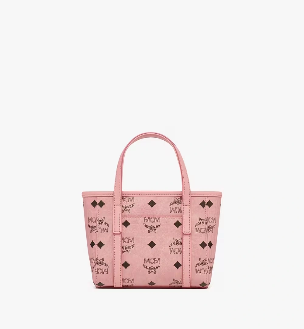 X-Mini Toni Top-Zip Shopper in Visetos Pink