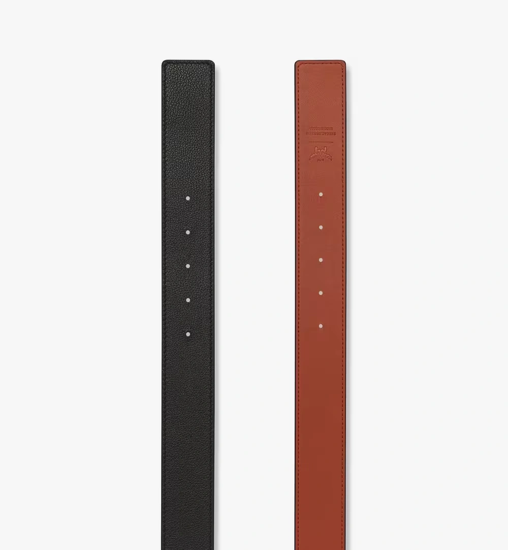110cm / 43.3" Claus Fluted M Reversible Belt 1.5” in Embossed Leather Black 3 110cm / 43.3" Claus Fluted M Reversible Belt 1.5” in Embossed Leather Black