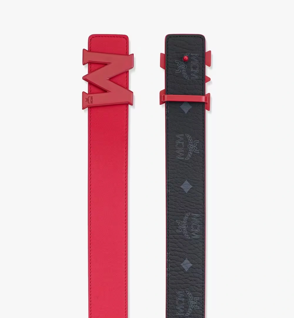 100cm / 39.3" Claus Tonal M Reversible Belt 1.5” Red