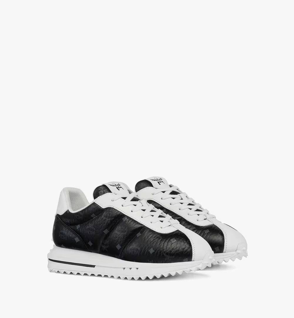 35 IT / W Diamante Lo Sneakers in Quilted Monogram Leather Black