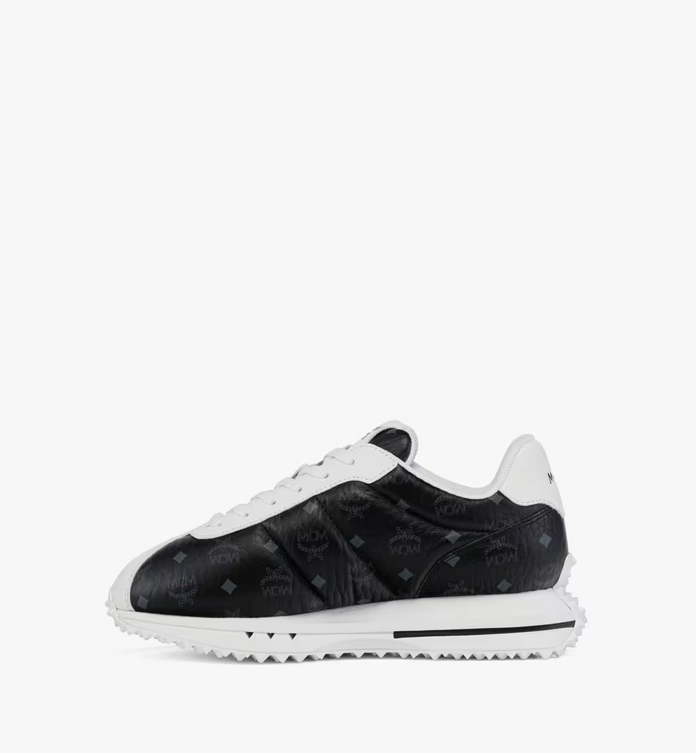 35 IT / W Diamante Lo Sneakers in Quilted Monogram Leather Black