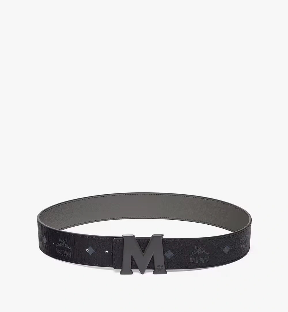 100cm / 39.3" Claus Tonal M Reversible Belt 1.5” Grey