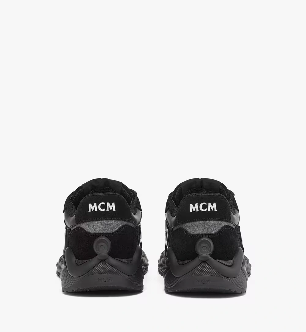 35 IT / W Skywander Lo Sneakers in Calf Suede and Leather Black