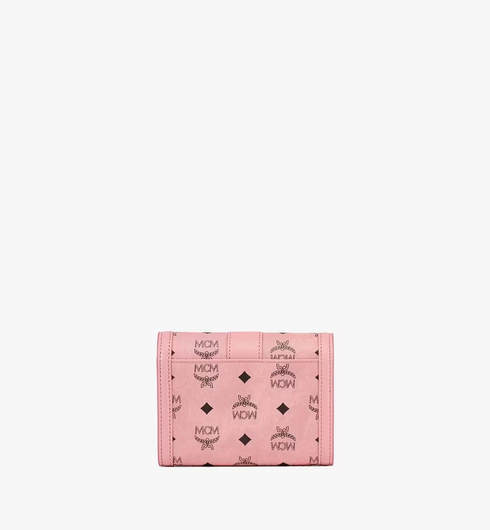 Small ​​Tracy Trifold Wallet in Visetos Pink