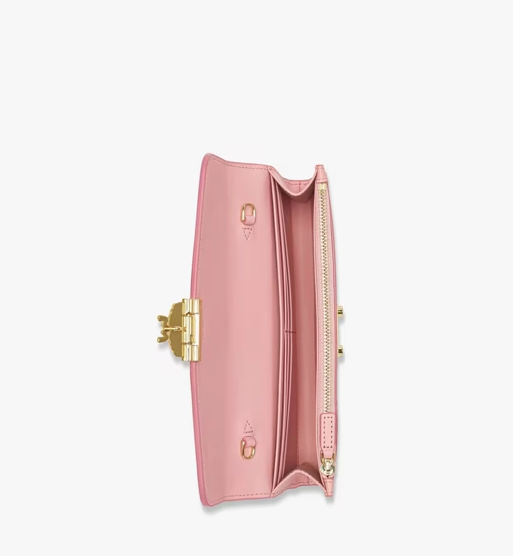 Large Tracy Chain Wallet in Visetos Pink